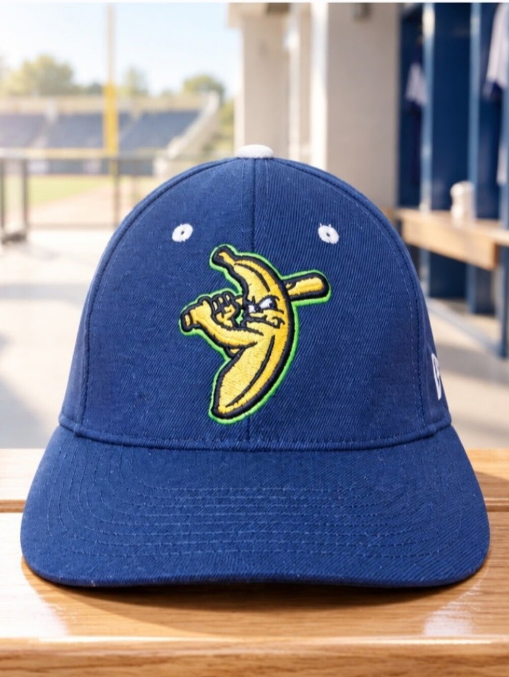 Savannah Bananas Zephyr Blue Fitted Cap Small Fits 6 7/8 - 7 1/8